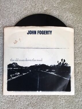 Vintage John Fogerty 7” Vinyl Record, 1984, Warner Bros. Records Inc.